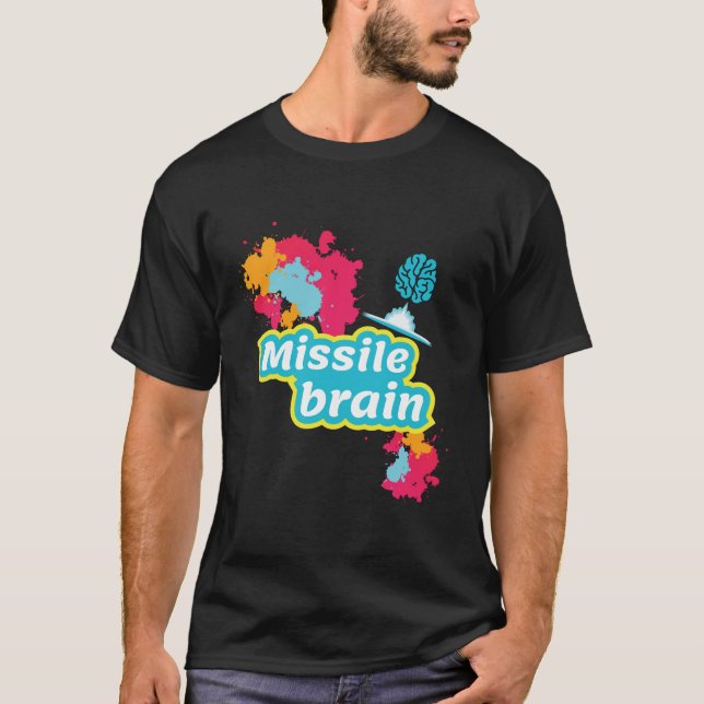 Missile brain-t shirt engineer design (Front)