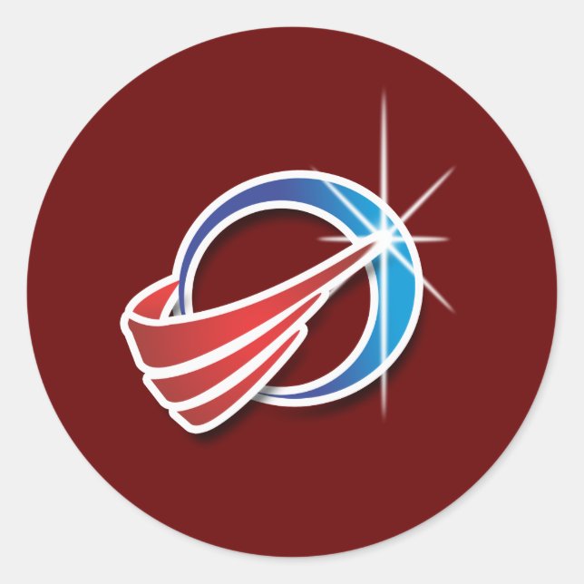 Missile Defence Agency Classic Round Sticker (Front)