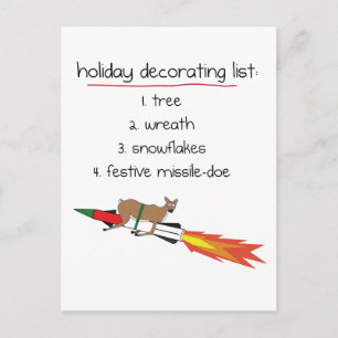 Missile-Doe - Funny Holiday Postcards