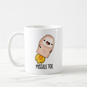 Missile Toe Funny Mistletoe Pun  Coffee Mug