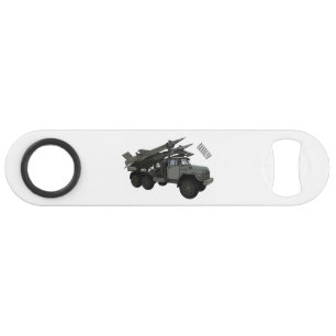 Missile vehicle cartoon illustration bar key