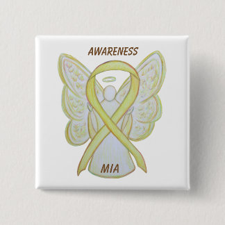 Missing in Action (MIA) Awareness Ribbon Angel Pin