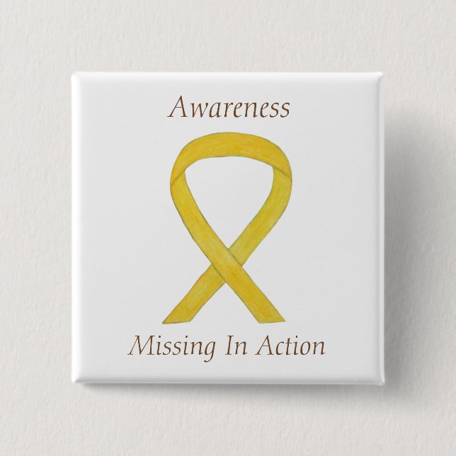 Missing in Action (MIA) Awareness Ribbon Pin (Front)
