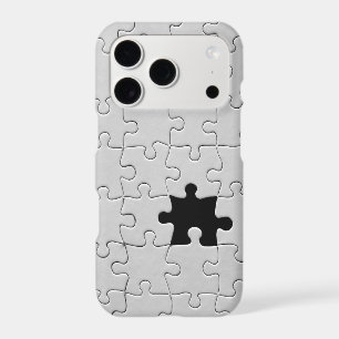 Missing Jigsaw Puzzle Piece White