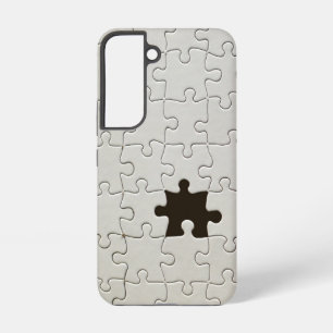 Missing Jigsaw Puzzle Piece White Samsung Galaxy Case