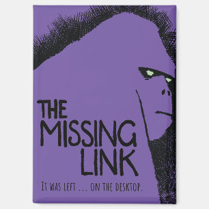 Missing link - vintage horror movie poster Magnet