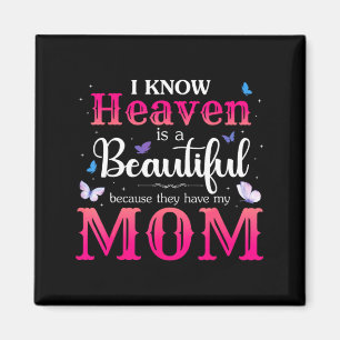 Missing mom in heaven angel memorial day Missing m Magnet