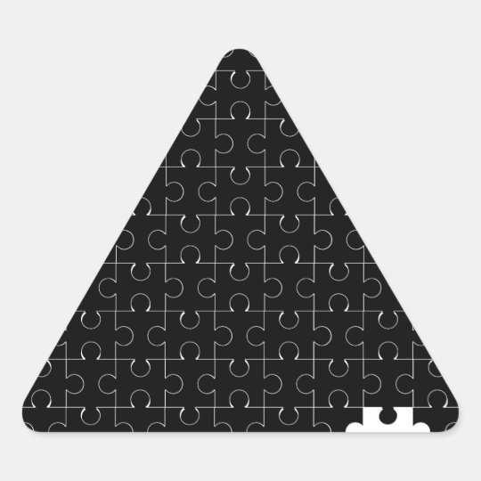 Missing Piece Triangle Sticker