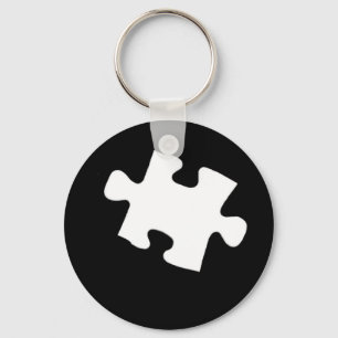 Missing Puzzle Piece Keychain