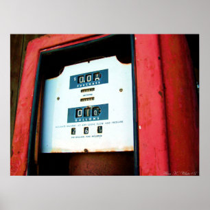 Missing The Gas Price Poster