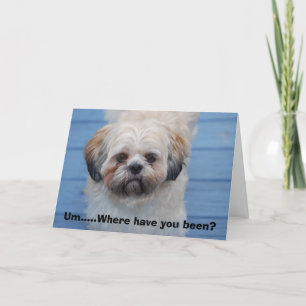 Missing You Card