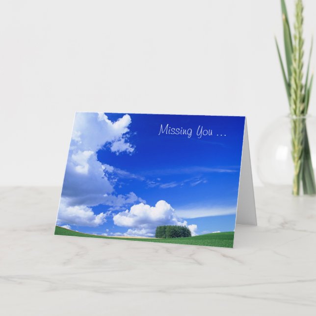 Missing You .... Card (Front)