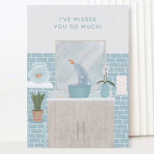 Missing You Card