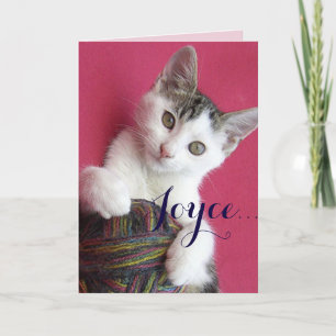 Missing you card