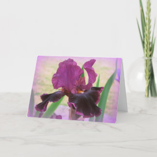 Missing you floral  card