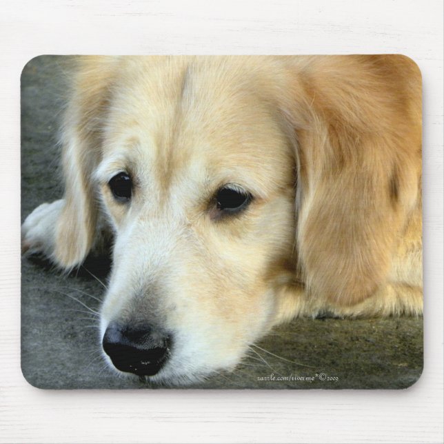 Missing You/Golden Retriever Gift Mousepad (Front)