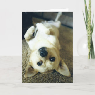 missing you greeting card