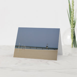 Missing You Lake Michigan Shores Greeting Card