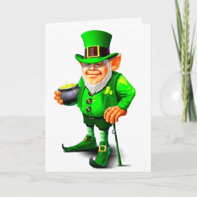 MISSING YOU ON ST. PATRICK'S DAY card (Front)