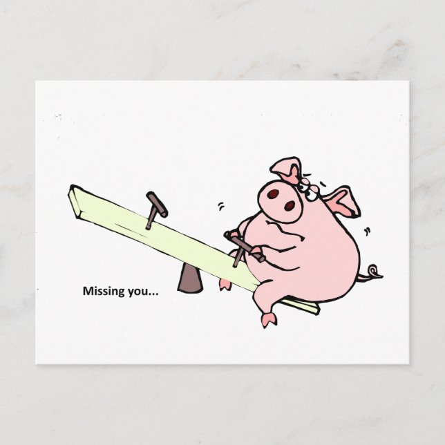 MISSING YOU... POSTCARD (Front)