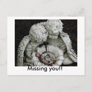 Missing you!! Postcard