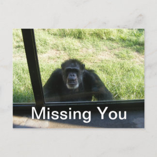 Missing you postcard