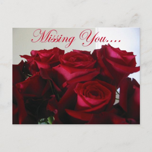 Missing You - postcard (Front)