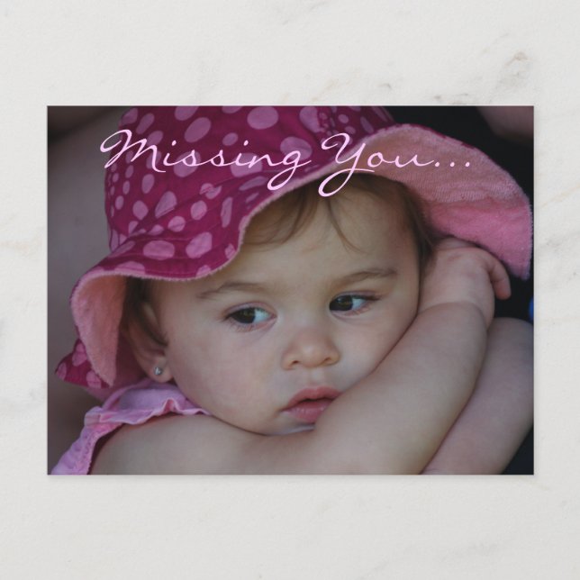 Missing You...Postcard Postcard (Front)