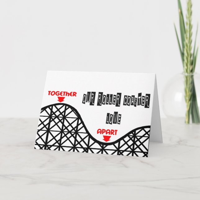 Missing You Roller Coaster Card (Front)