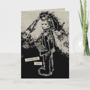 missing you sinibunny card