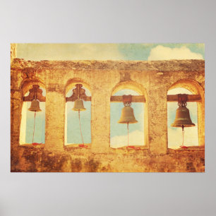 Mission Bells, San Juan Capistrano Poster