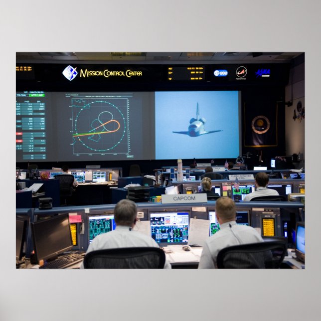 Mission Control Centre Poster (Front)
