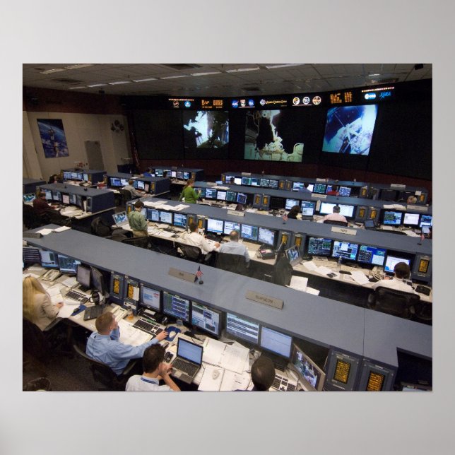 Mission Control Centre Poster (Front)