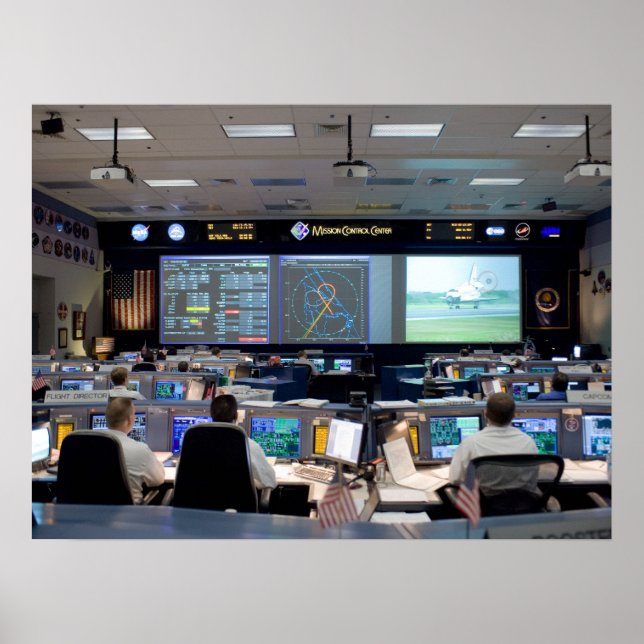 Mission Control Centre Poster (Front)