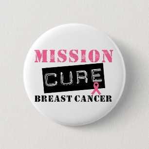 Mission Cure Breast Cancer 2 Inch Round Button