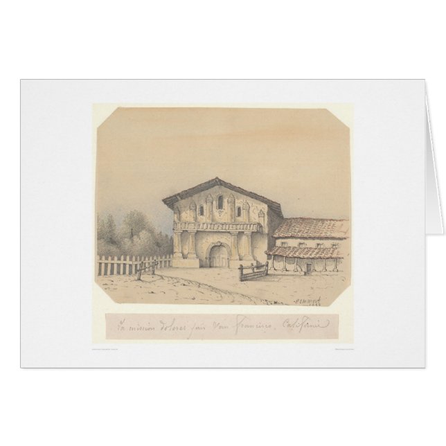 Mission Delores, San Francisco, CA (1205) de La (Devant horizontal)