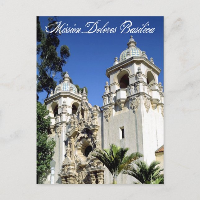 Mission Dolores Basilica, San Francisco, CA Postcard (Front)