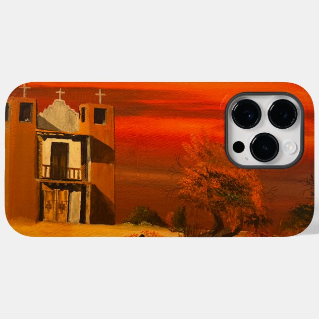Mission in the Desert, by Gary Poling Case-Mate iPhone Case (Back (Horizontal))