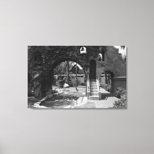Mission Inn Courtyard of Riverside, CA Photograp Canvas Print
