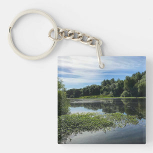 Mission Lake, OR Keychain