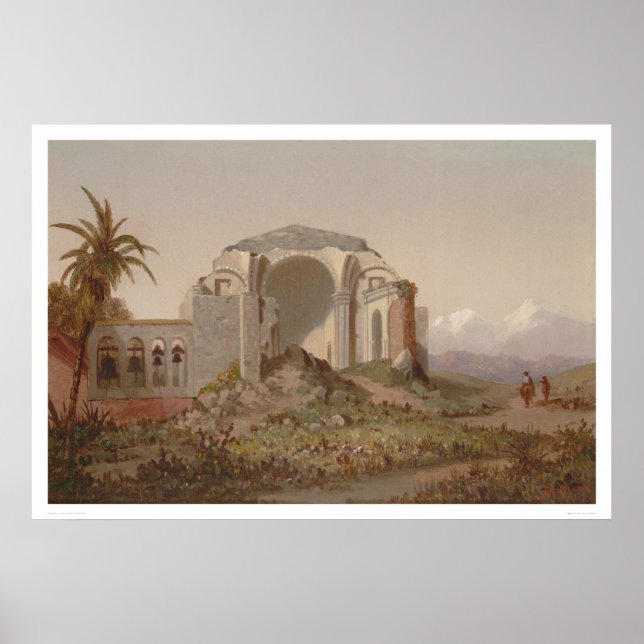 Mission of San Juan Capistrano. Southern CA (1231) Poster (Front)