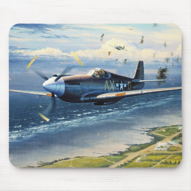 Mission Over Normandy by William S. Phillips Mouse Pad (Front)
