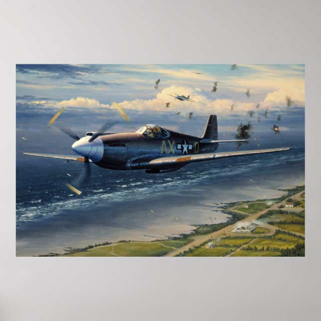 Mission Over Normandy by William S. Phillips Print (Front)