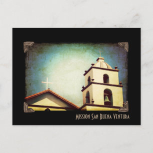 Mission San Buena Ventura Belltower Postcard