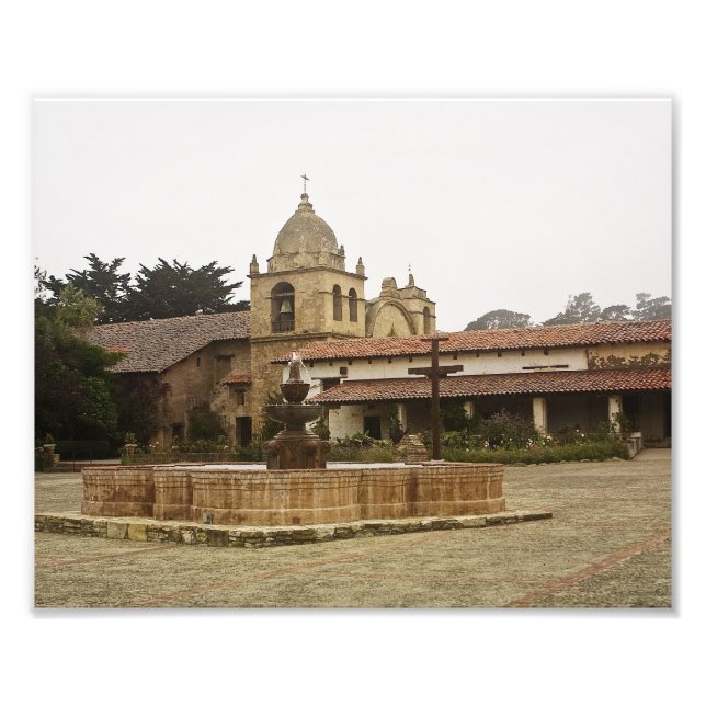 Mission San Carlos Borromeo de Carmelo Photo Print (Front)