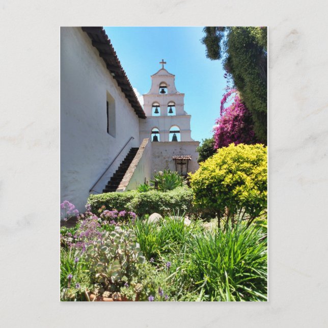 Mission San Diego de Alcala Postcard (Front)