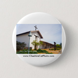 Mission San Francisco de Solano CA Products 2 Inch Round Button