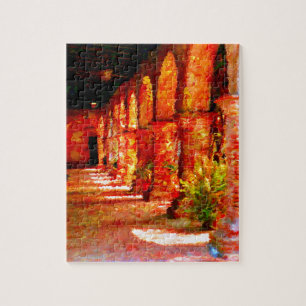 Mission San Juan Capistrano California Abstract Jigsaw Puzzle