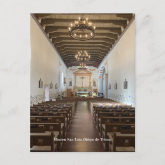 Mission San Luis Obispo de Tolosa, Colour Postcard
