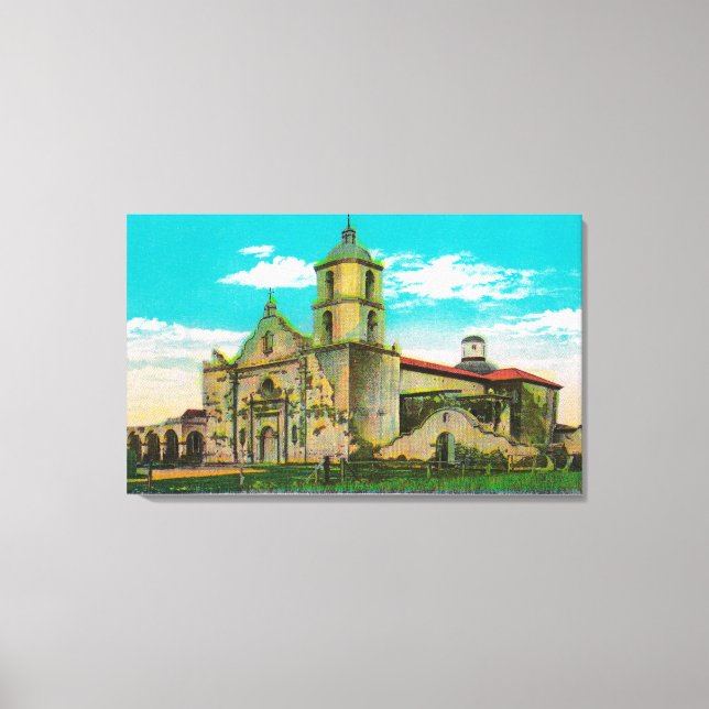 Mission San Luis, Rey de FranciaOceanside, CA Canvas Print (Front)